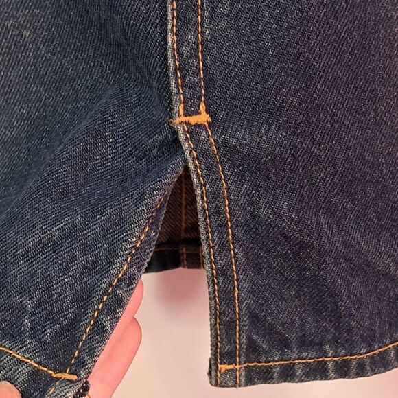 Etnies Junior's Emo Skater Y2K Denim Mini Skirt size 11 - Picture 6 of 7